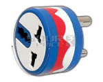 3 PIN ROUND CONVERSION PLUG ROTATABLE UPTO 180 DEGREES