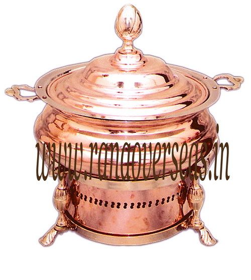 INDIAN COPPER CATERING CHAFING DISH