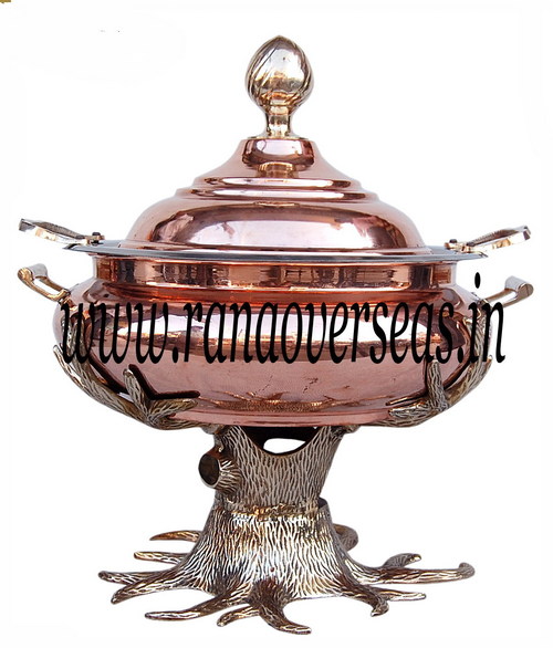 TREE SHAPE COPPER  CHAFING DISHES