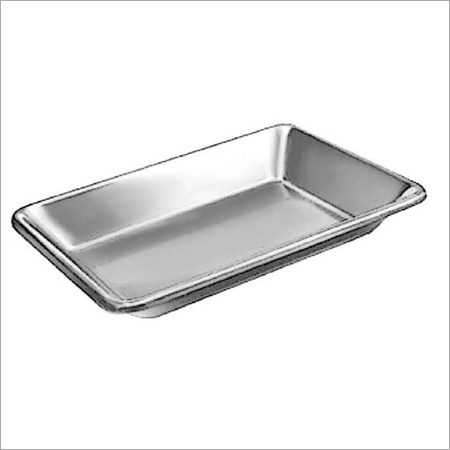 Instrument Tray Wo/Cover - Stainless Steel Rectangular Various Sizes | Durable Autoclavable Lightweight Rounded Edges Easy Cleaning