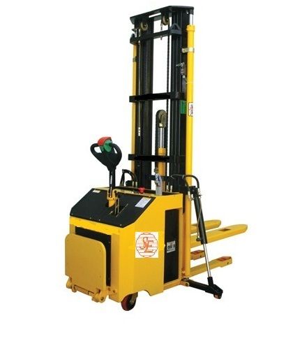 Battery Operated Stacker - Strong Durable Build, Yellow and Black Finish | Easy to Operate, 1 Year Warranty