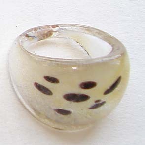 Glass Finger Ring