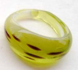Glass Finger Ring 