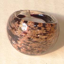 Glass Finger Ring