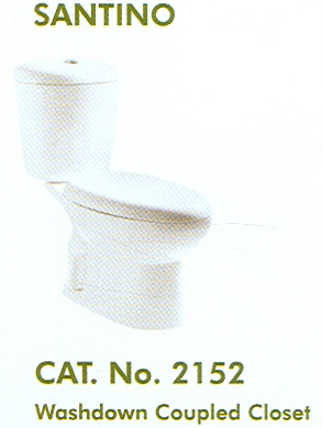 Sanitino - Ceramic 60x38x75cm, Dual Flush | Water Saving, Soft Close Seat, Quiet Operation