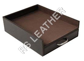 Leather Letter Trays