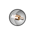 Rca Plug - Gold Plated Brass Male Connector | Audio/video Application, Shock Resistant Design, Reliable Performance