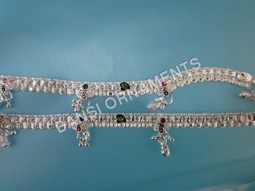 silver payal