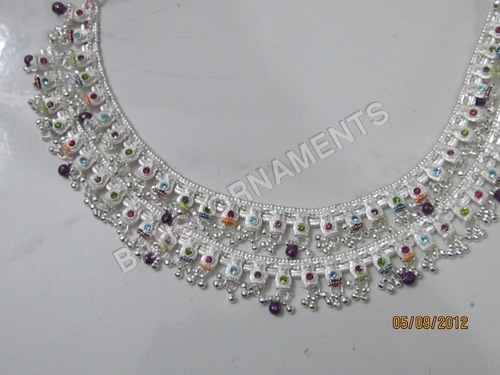 silver payal