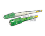 LC/APC - SC/APC Patch Cord, Single Mode, Simplex, Length 10 Meters