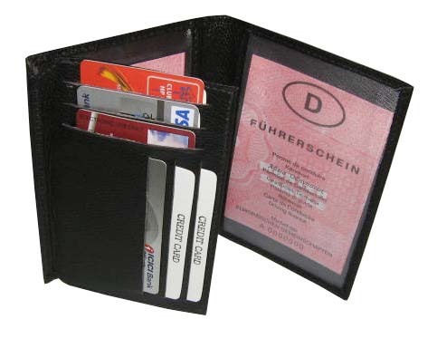 Genuine Leather Atm Card Holder