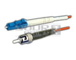 LC/PC - ST/PC Patch Cord, Multimode Simplex 5 Meters, Plastic Fiber, ROHS Compliant, 0.3dB/km Attenuation
