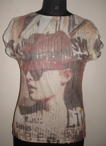 ladies designer T Shirts with screen printing