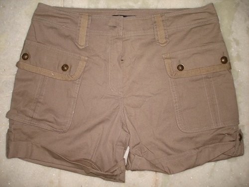 ladies Shorts in cotton/denim fine quality fabrics