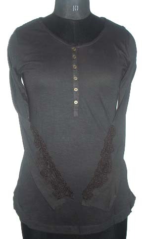 LADIES EXCLUSIVE COTTON TOPS. CROCHET AT SLEEVES