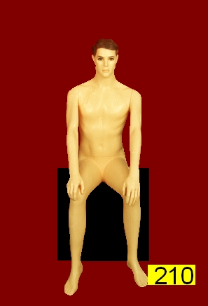 Male Sitting Mannequin