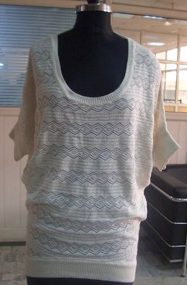JACQUARD KNITTED SWEATERSS FOR LADIES