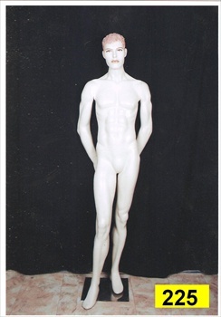 Male Mannequin - Fiberglass, 6ft, White Matte | Realistic Pose, Durable, Easy Assembly, Versatile Display