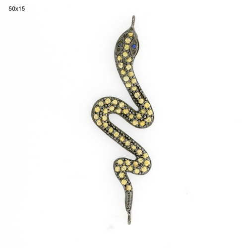 Snake Gemstone Connector Finding