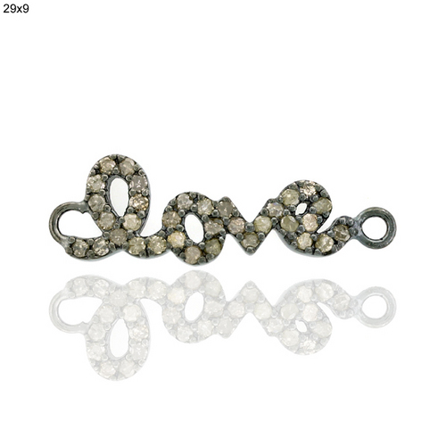 Pave Diamond Connector