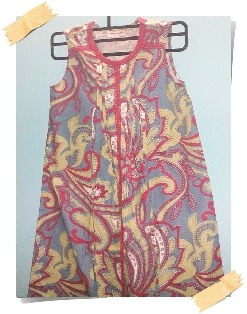 Children Ready Made Dresses with Lace and print