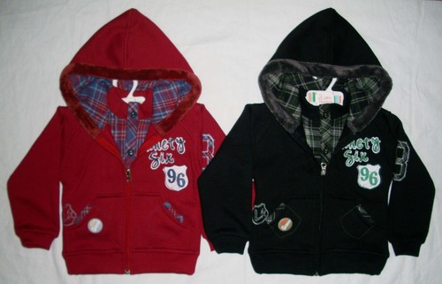 Boys Padded Smart Jackets with Hood