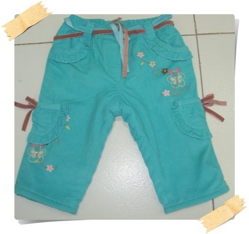Kids Cotton/Corduroy/Denim/Velor Long Pants