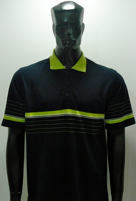 MEN YARN DYED POLO T SHIRTS IN POLY COTTON