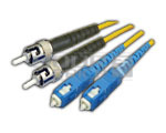 ST/PC - SC/PC Patch Cord, Multi Mode, Duplex, Length 5 Meters 