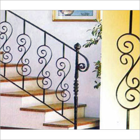 Semi Curved Staircase Railing