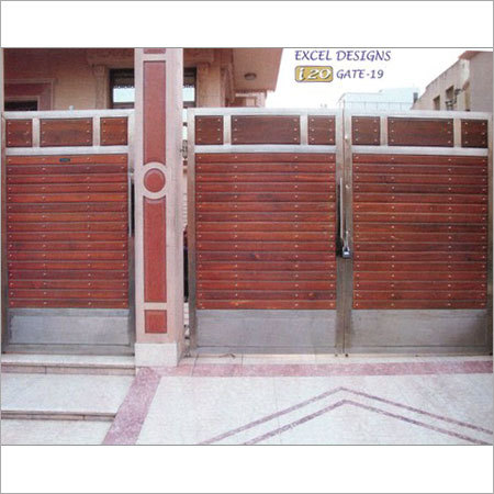 Ss Wooden Glass Gate