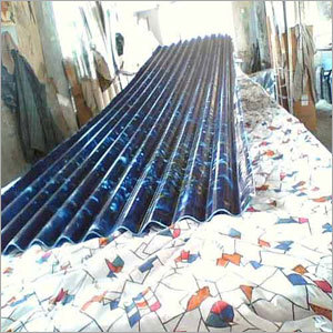 FRP Fiber GI Blue Colour Sheets