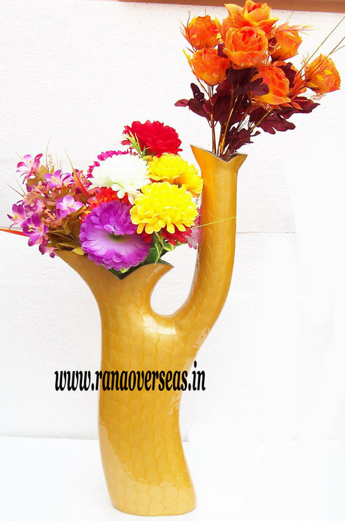 Aluminium Metal Flower Vase in 27 inches