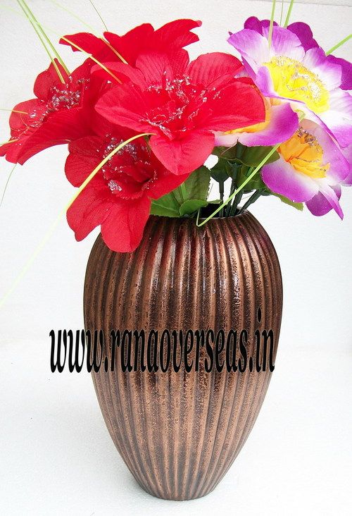 Aluminium Metal Flower Vase in 10 inches