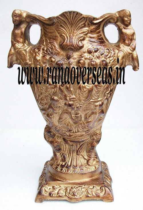 Aluminium Metal Flower Vase in 13 inches