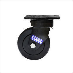 Thrust Bearing Heavy Duty Castor Wheel - Color: Black