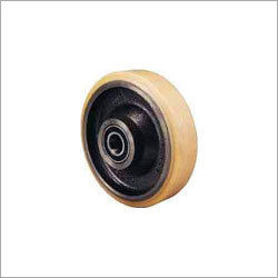 Heavy Duty Hand Pallet Wheel - Color: Yellow