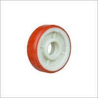 Pu Trolley Wheels - Color: Red & White