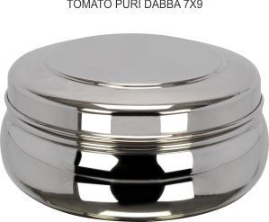 Silver Tomato Puree Dabba