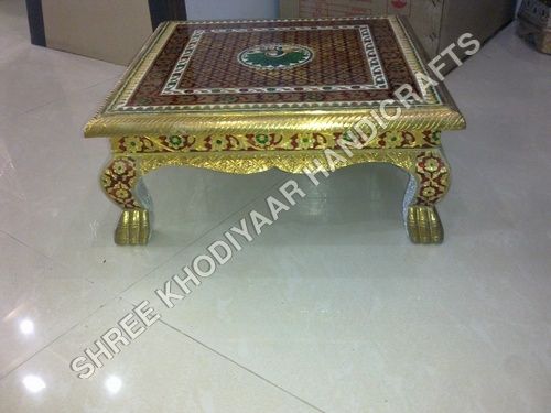 Handicrafts Square Golden colored Bajoth