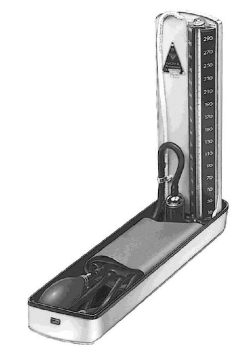 MERCURIAL SPHYGMANOMETER, COMPLETE