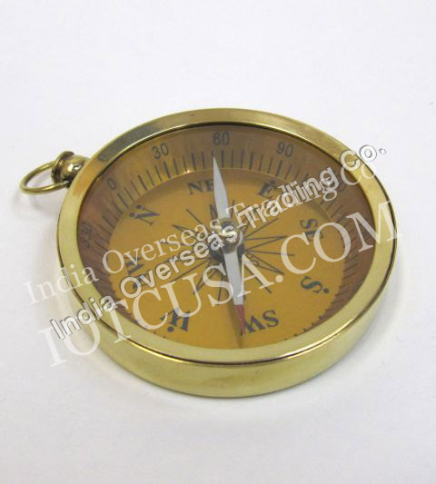 POCKET FLAT COMPASS 3"