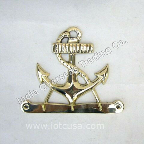 BRASS KEY HANGER ANCHOR