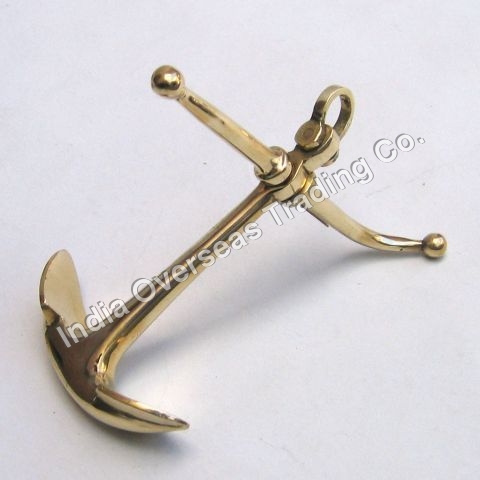 SOLID BRASS ANCHOR PAPER WEIGHT