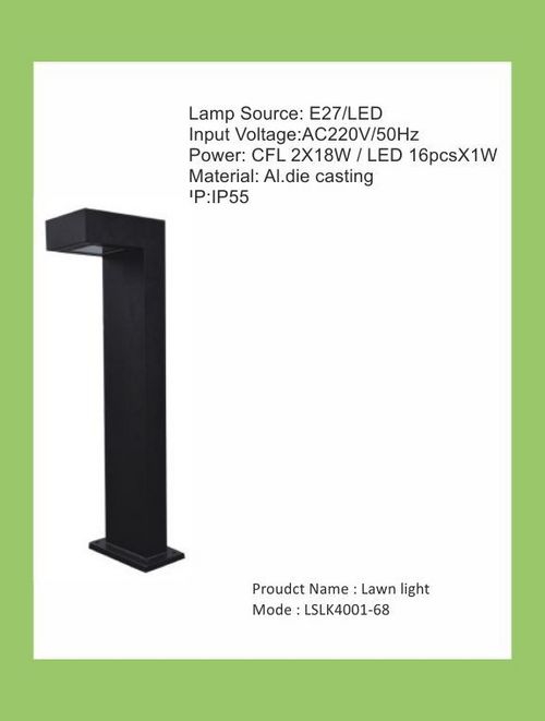 Decorative Bollard - Aluminum Die Casting, 1000mm, IP65 | Elegant Design, Energy Efficient, Weather Resistant, Bright Lighting