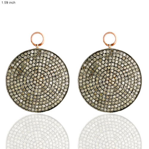 Pave Diamond Dangles