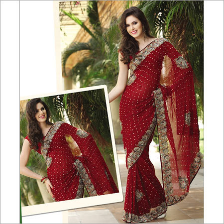 Heavy Work Sarees For Bridal And Wedding