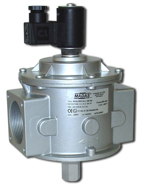 THREADED MANUAL RESET TYPE SOLENOID VALVES