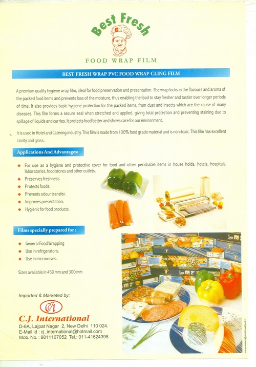 PVC Food Wrap Film