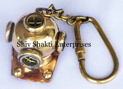 Divers Helmet Key Chain
